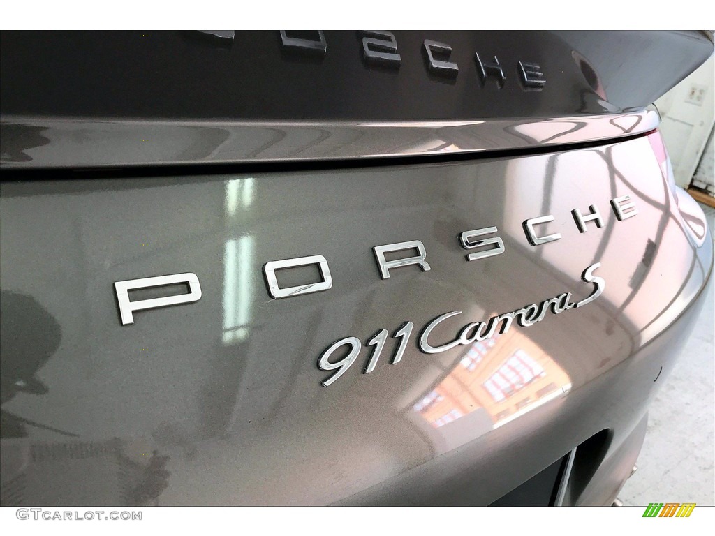 2013 911 Carrera S Cabriolet - Agate Grey Metallic / Black/Platinum Grey photo #31