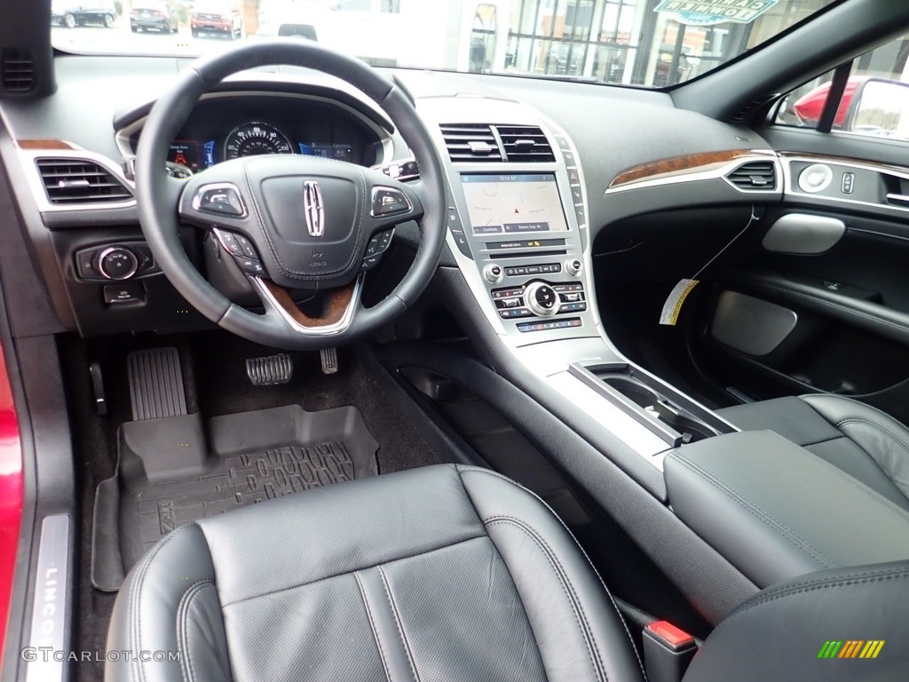 Ebony Interior 2020 Lincoln MKZ Hybrid Reserve Photo #141506893