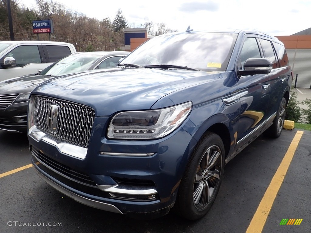 2019 Navigator Reserve 4x4 - Blue Diamond Metallic / Medium Slate photo #1