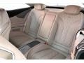 2017 Mercedes-Benz S designo Porcelain/Espresso Interior Rear Seat Photo