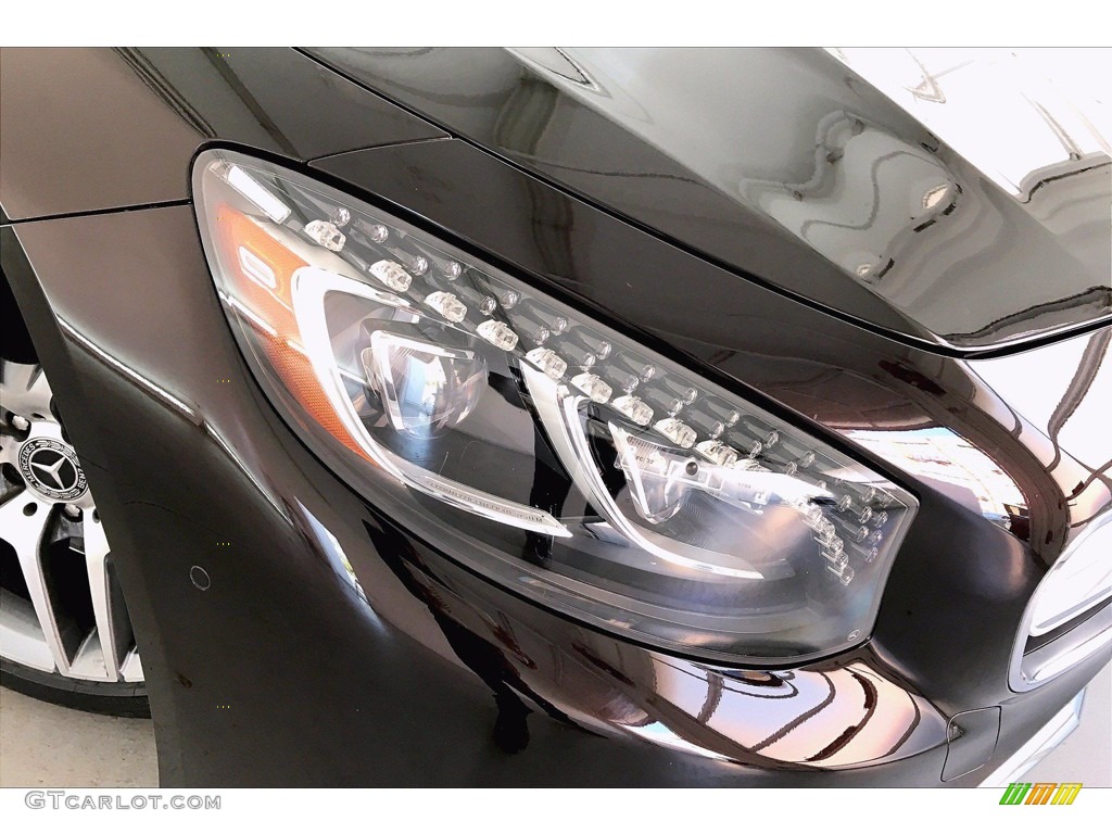 2017 S 550 4Matic Coupe - Ruby Black Metallic / designo Porcelain/Espresso photo #28