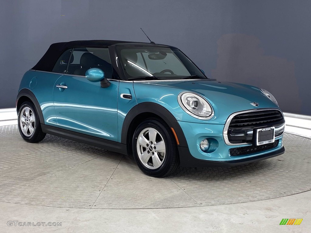 Caribbean Aqua Metallic Mini Convertible