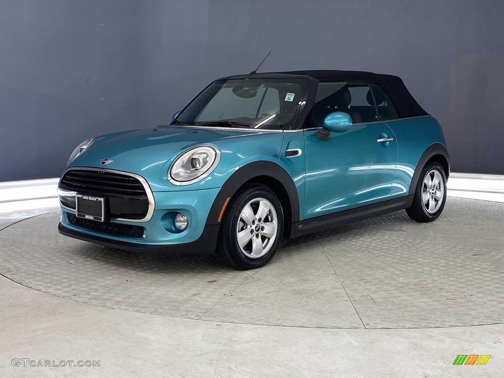 2018 Convertible Cooper - Caribbean Aqua Metallic / Carbon Black photo #3