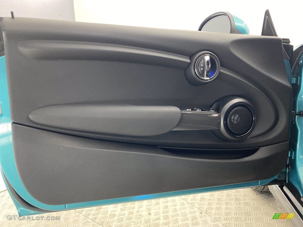 2018 Mini Convertible Cooper Carbon Black Door Panel Photo #141509182