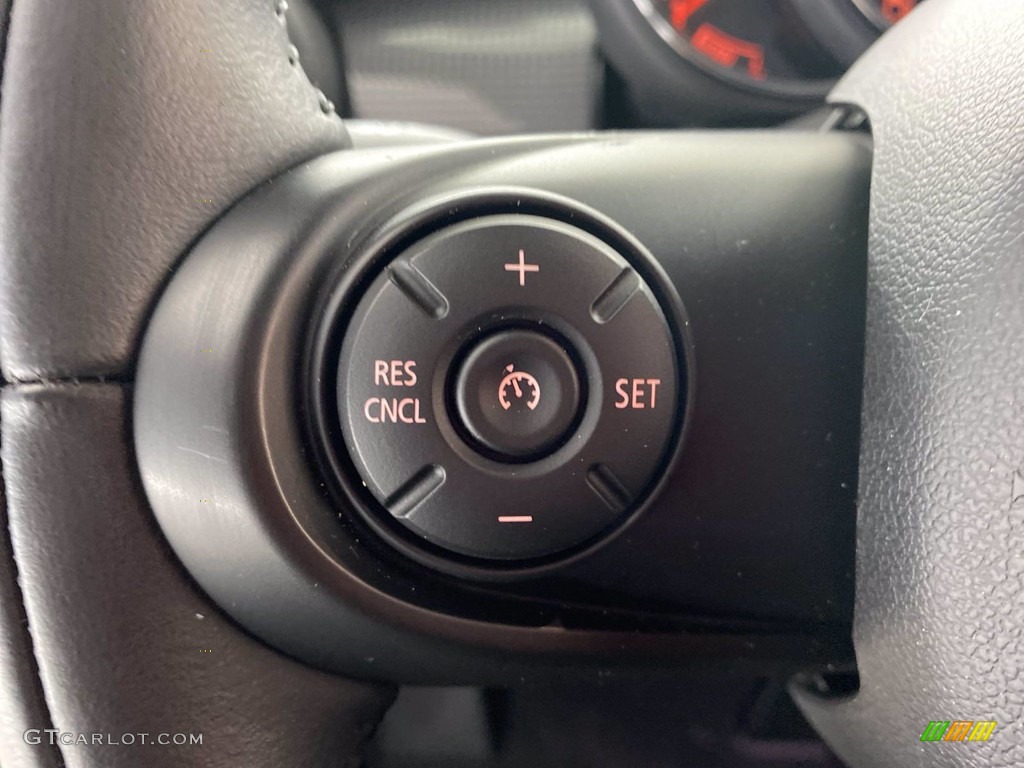 2018 Mini Convertible Cooper Carbon Black Steering Wheel Photo #141509347