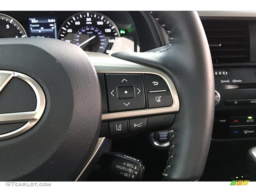 2018 Lexus RX 350 Black Steering Wheel Photo #141509437