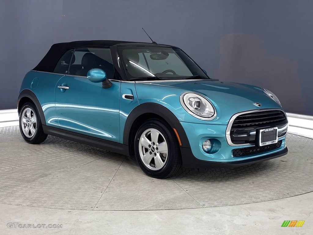 Caribbean Aqua Metallic 2018 Mini Convertible Cooper Exterior Photo #141509734