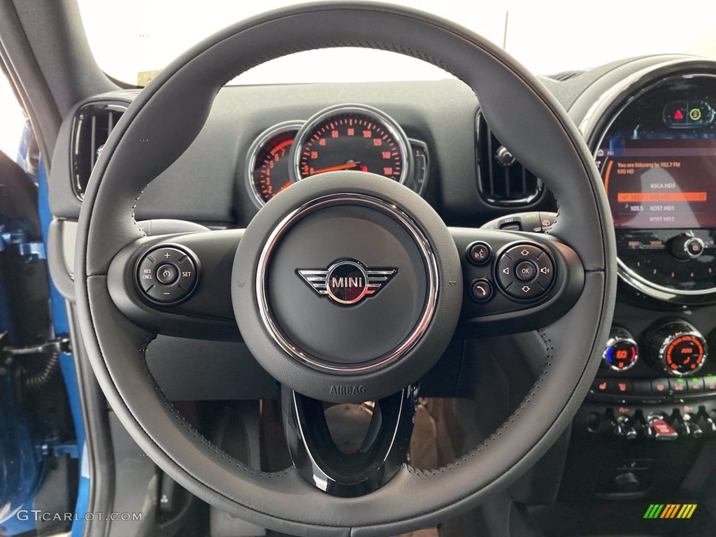 2021 Countryman Cooper -Oxford - Island Blue Metallic / Carbon Black photo #14