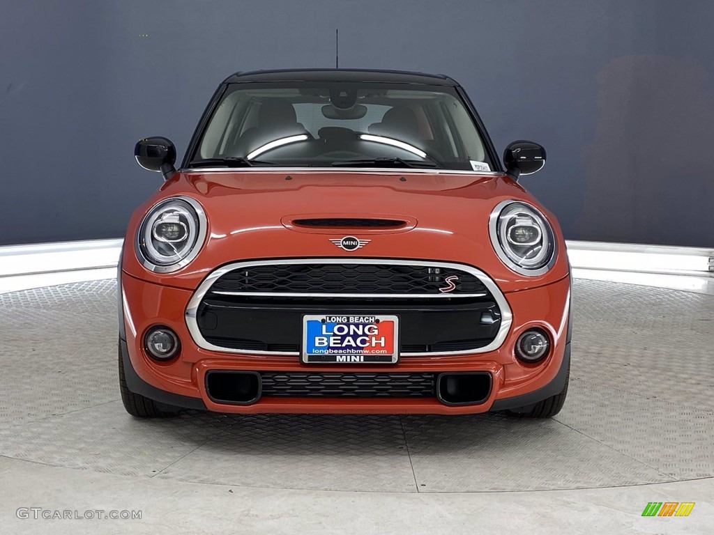 2021 Hardtop Cooper S 4 Door - Solaris Orange Metallic / Carbon Black photo #2