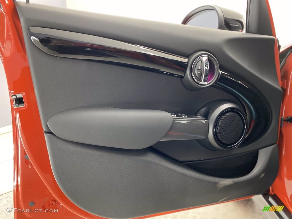 2021 Mini Hardtop Cooper S 4 Door Carbon Black Door Panel Photo #141510265