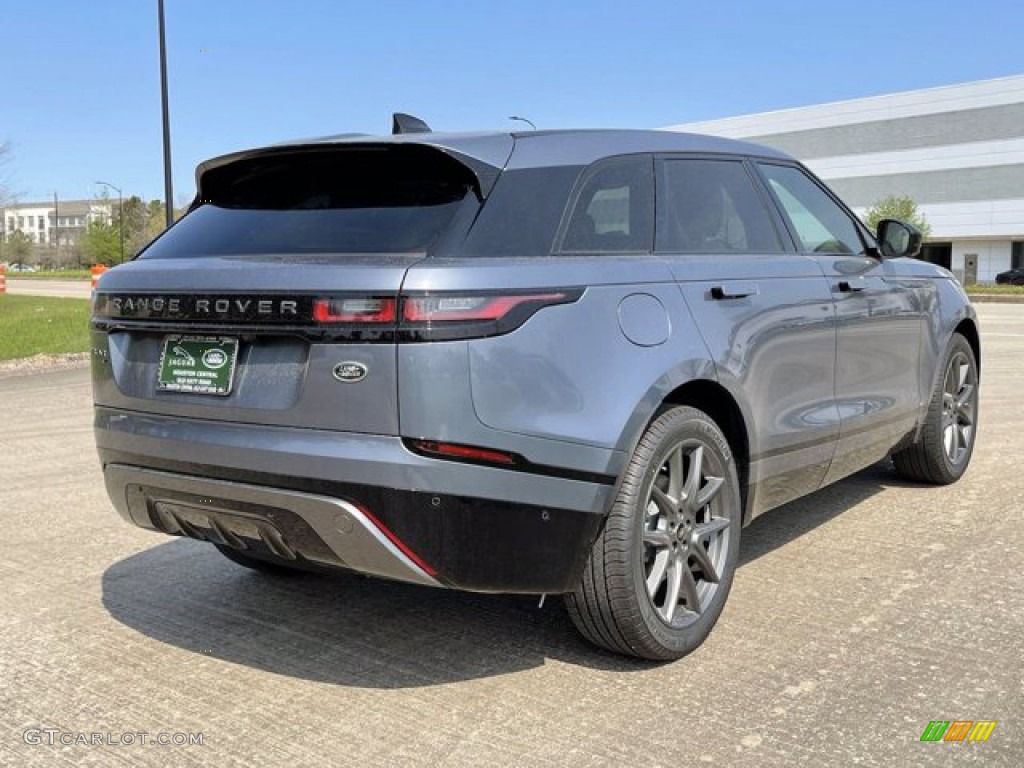 2021 Range Rover Velar R-Dynamic S - Byron Blue Metallic / Light Oyster/Ebony photo #3