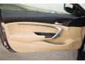 Black 2010 Honda Accord EX Coupe Door Panel