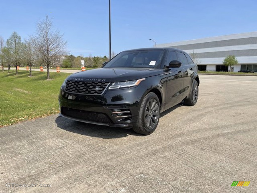 2021 Range Rover Velar R-Dynamic S - Santorini Black Metallic / Light Oyster/Ebony photo #1