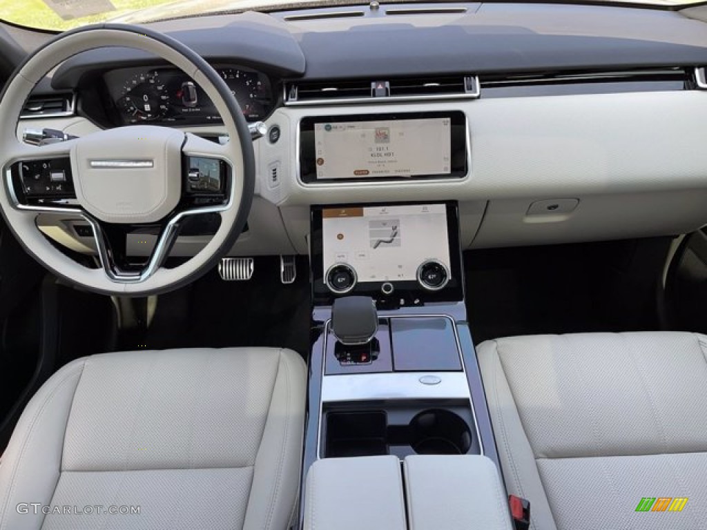 2021 Range Rover Velar R-Dynamic S - Santorini Black Metallic / Light Oyster/Ebony photo #5