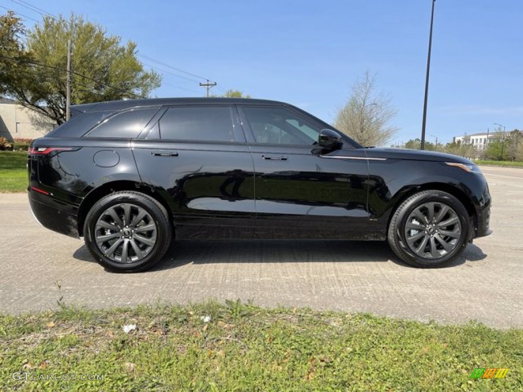 2021 Range Rover Velar R-Dynamic S - Santorini Black Metallic / Light Oyster/Ebony photo #8