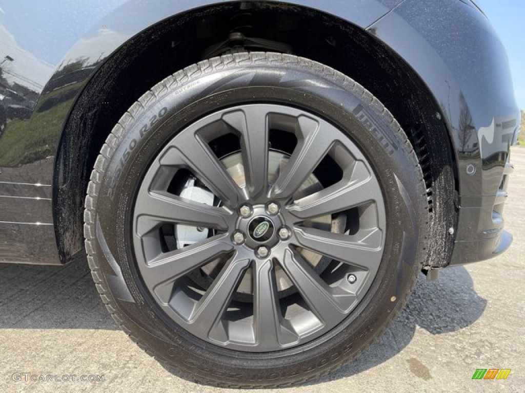 2021 Range Rover Velar R-Dynamic S - Santorini Black Metallic / Light Oyster/Ebony photo #12