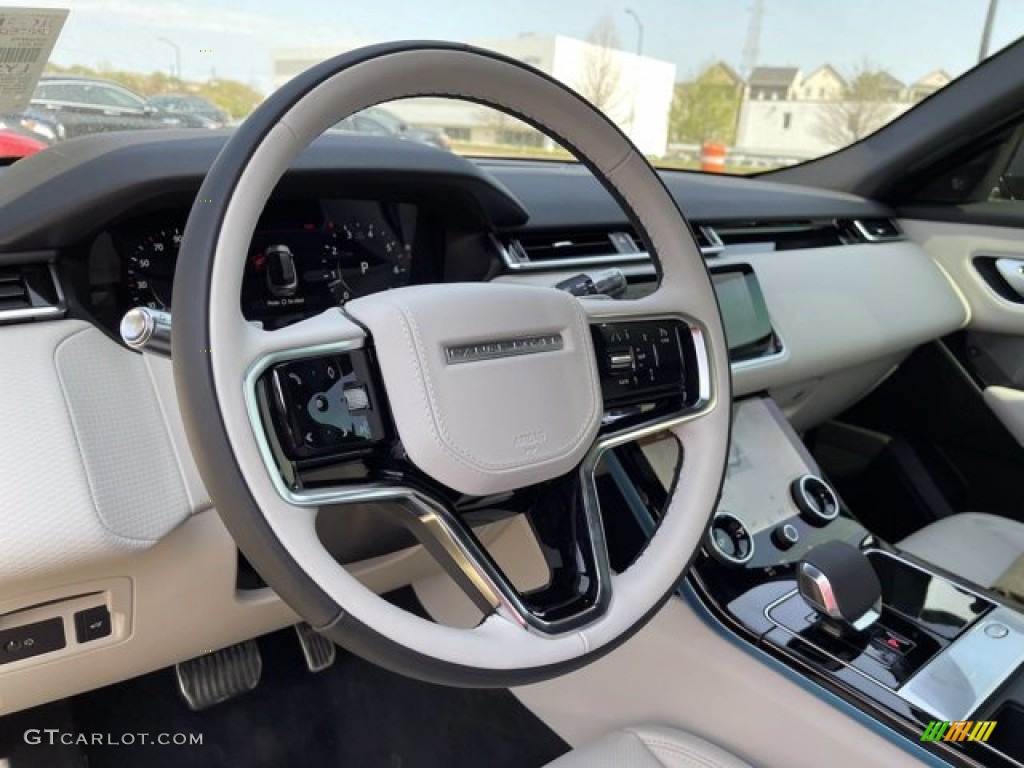 2021 Range Rover Velar R-Dynamic S - Santorini Black Metallic / Light Oyster/Ebony photo #17