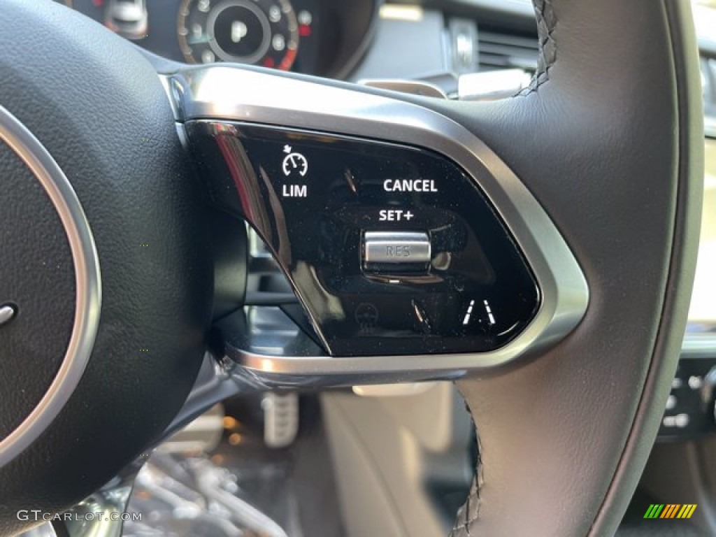 2021 Jaguar E-PACE 300 Sport AWD Ebony Steering Wheel Photo #141512068