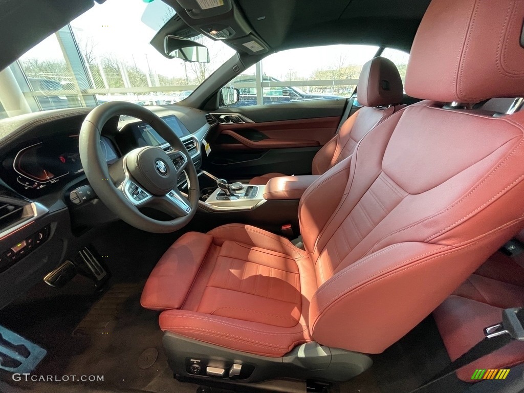 Tacora Red Interior 2021 BMW 4 Series 430i Convertible Photo #141513443