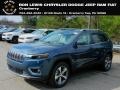 2021 Slate Blue Pearl Jeep Cherokee Limited 4x4  photo #1