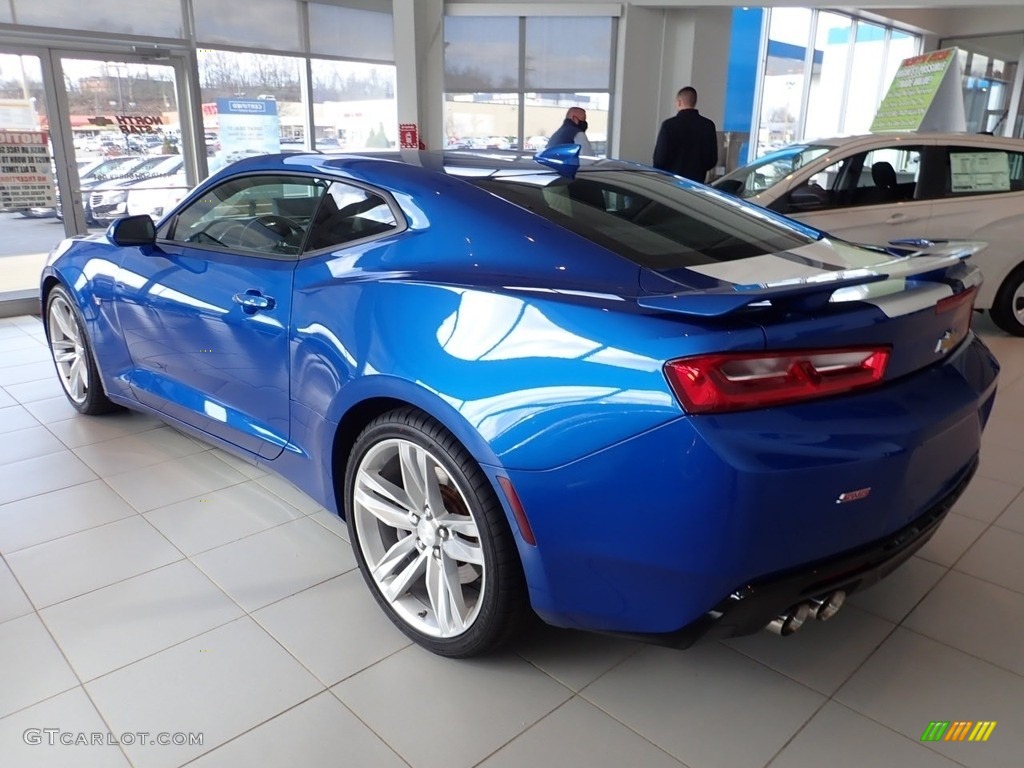 2016 Camaro SS Coupe - Hyper Blue Metallic / Medium Ash Gray photo #4