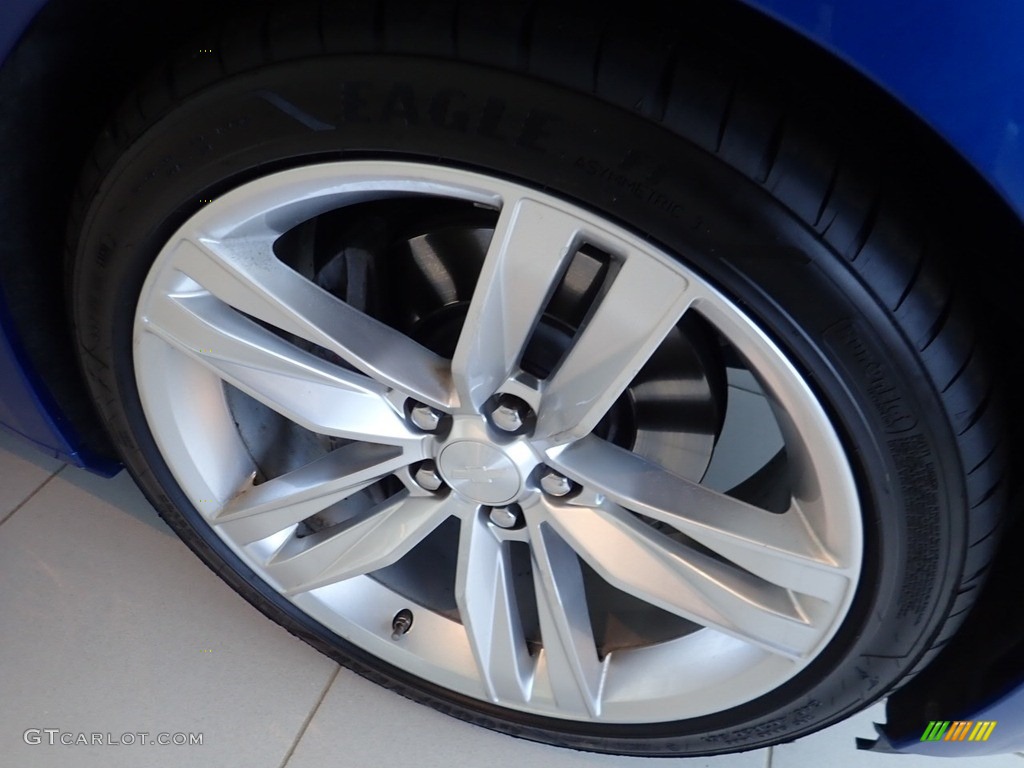 2016 Camaro SS Coupe - Hyper Blue Metallic / Medium Ash Gray photo #13