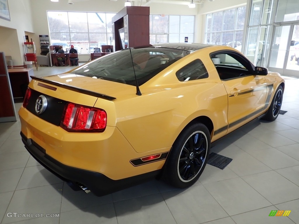 2012 Mustang Boss 302 - Yellow Blaze Metallic Tri-Coat / Charcoal Black photo #2