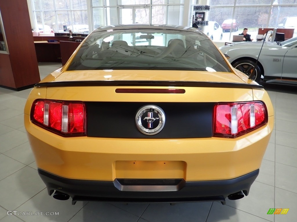 2012 Mustang Boss 302 - Yellow Blaze Metallic Tri-Coat / Charcoal Black photo #3