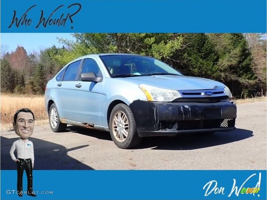 2009 Focus SE Sedan - Vista Blue Metallic / Charcoal Black photo #1