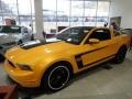 2012 Yellow Blaze Metallic Tri-Coat Ford Mustang Boss 302  photo #6