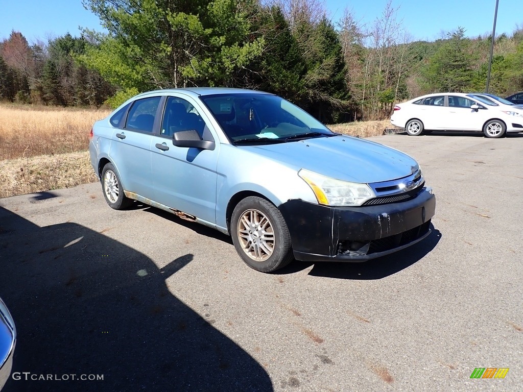 2009 Focus SE Sedan - Vista Blue Metallic / Charcoal Black photo #2