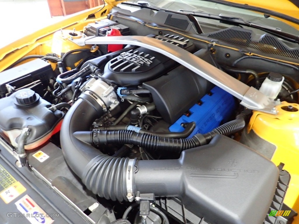 2012 Mustang Boss 302 - Yellow Blaze Metallic Tri-Coat / Charcoal Black photo #21