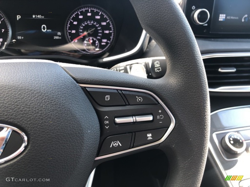 2021 Hyundai Santa Fe SEL Black Steering Wheel Photo #141515659