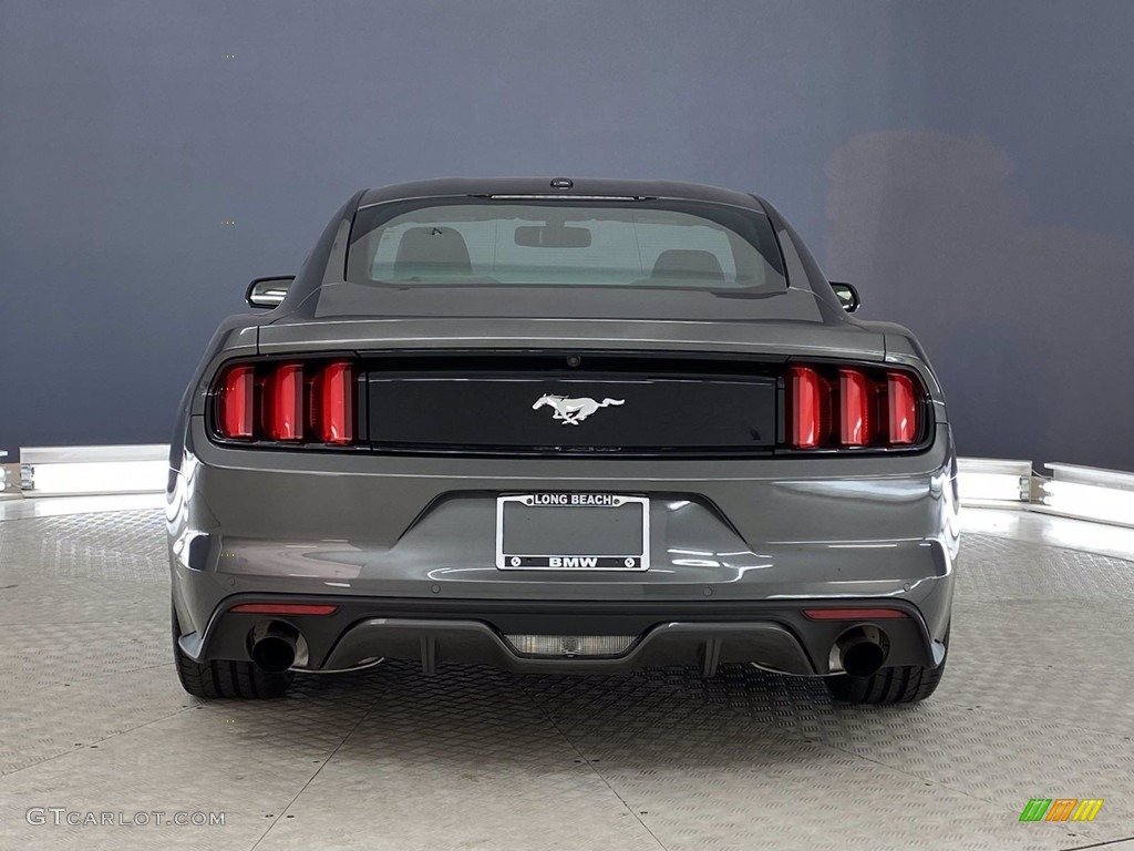 2016 Mustang EcoBoost Coupe - Magnetic Metallic / Red Line photo #4