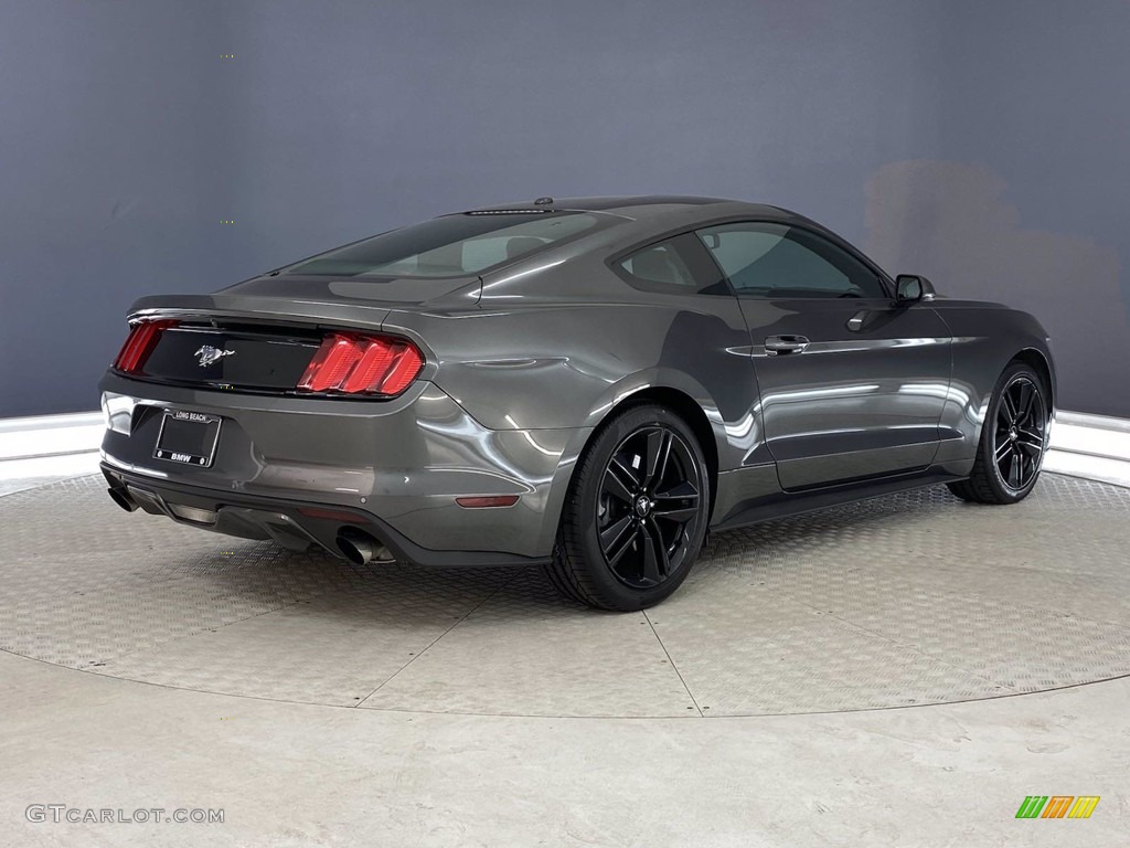 2016 Mustang EcoBoost Coupe - Magnetic Metallic / Red Line photo #5