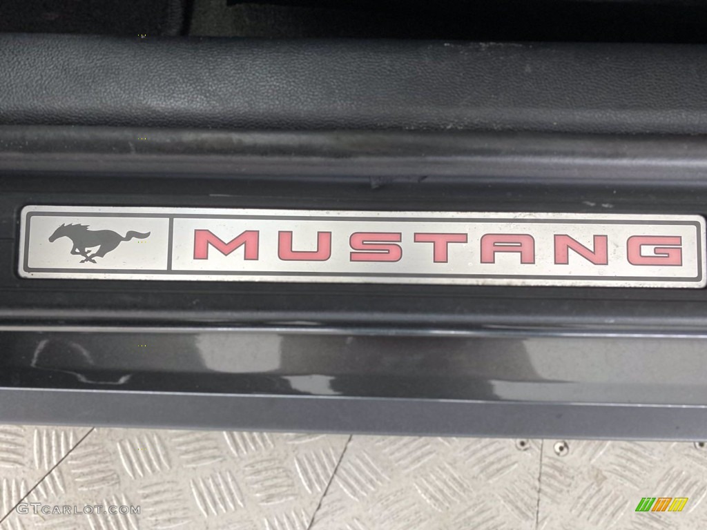 2016 Mustang EcoBoost Coupe - Magnetic Metallic / Red Line photo #11