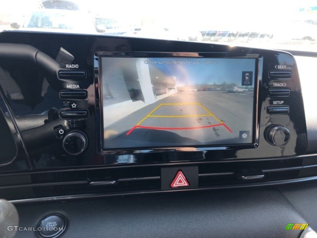2021 Elantra N-Line - Electric Shadow / Black photo #6