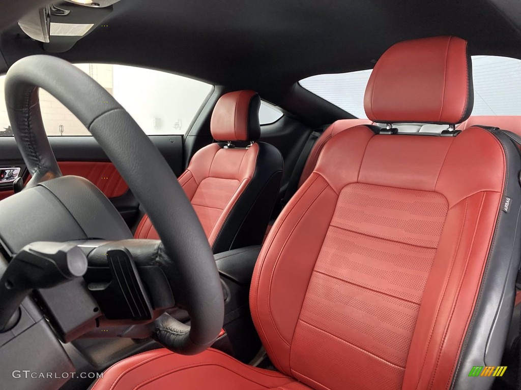 Red Line Interior 2016 Ford Mustang EcoBoost Coupe Photo #141516323
