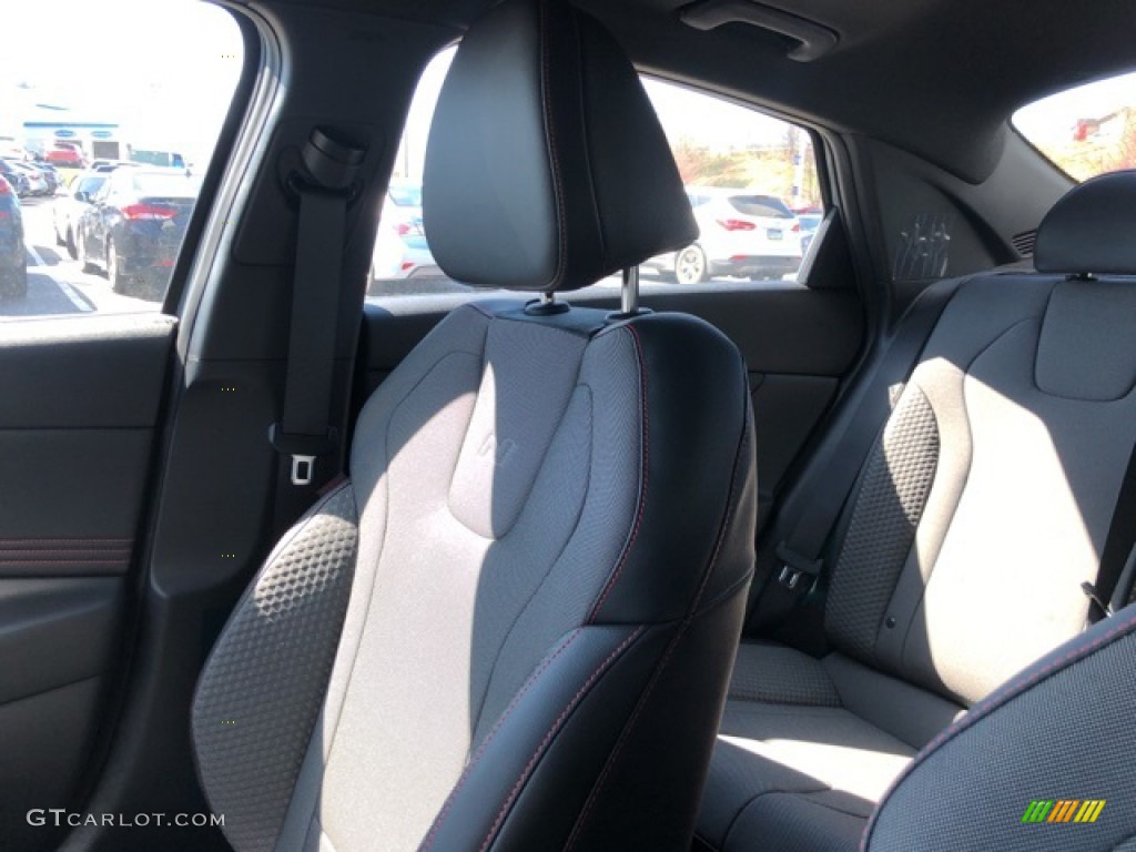 2021 Elantra N-Line - Electric Shadow / Black photo #16