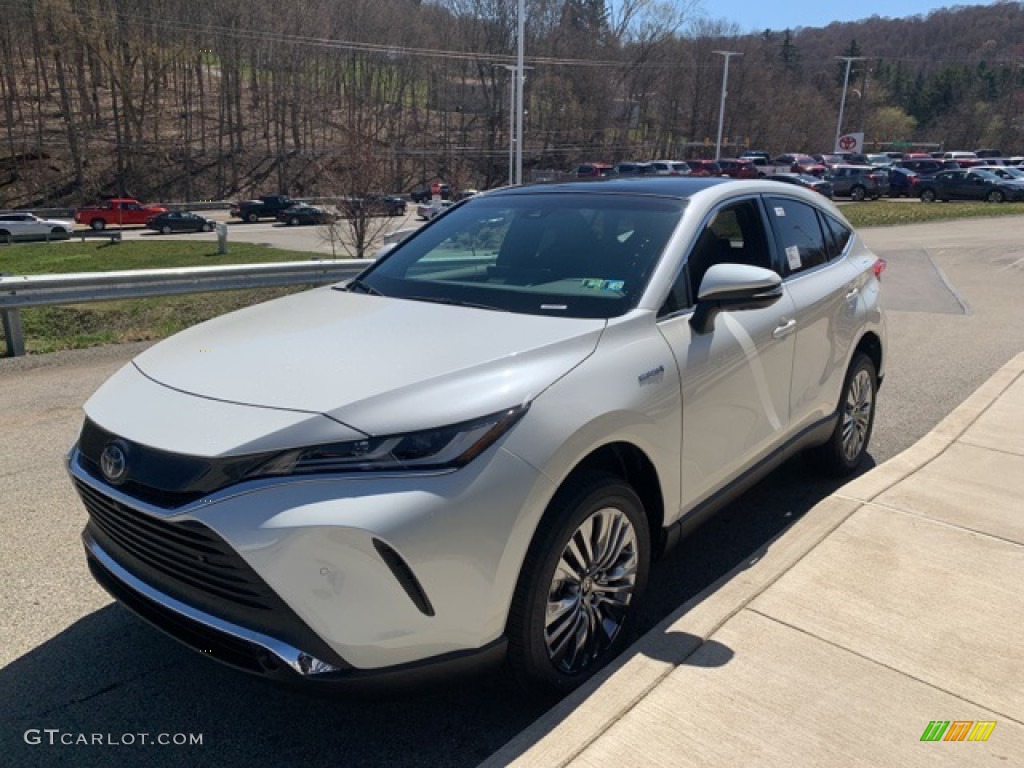 2021 Venza Hybrid Limited AWD - Blizzard White Pearl / Black photo #15