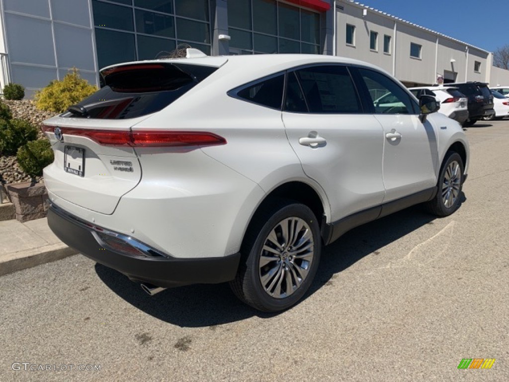 2021 Venza Hybrid Limited AWD - Blizzard White Pearl / Black photo #16