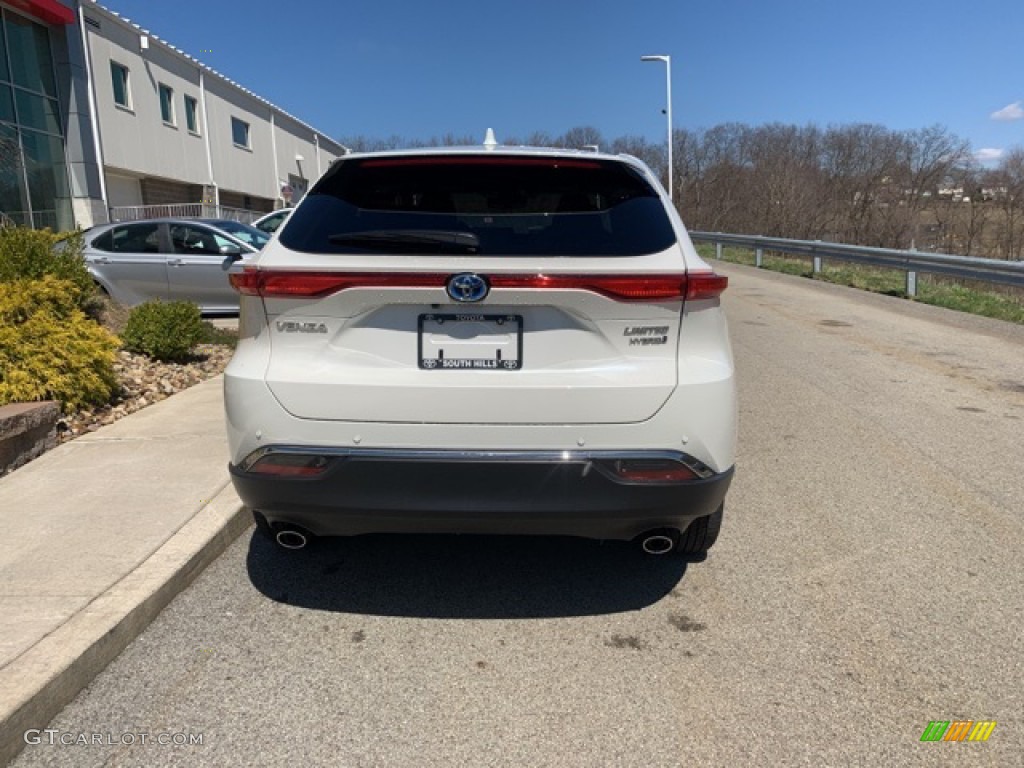 2021 Venza Hybrid Limited AWD - Blizzard White Pearl / Black photo #17