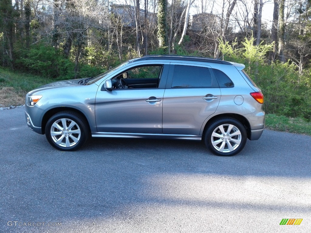 2012 Outlander Sport SE 4WD - Mercury Gray Pearl / Black photo #1
