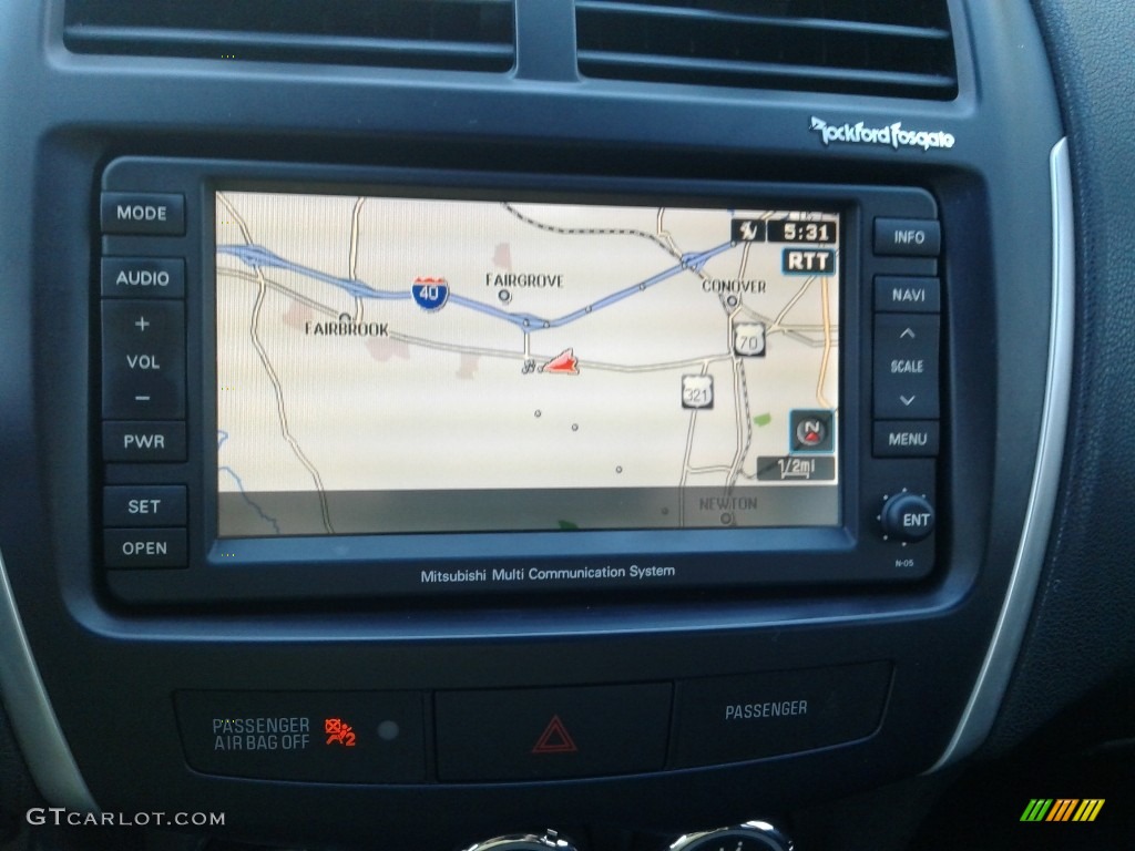 2012 Outlander Sport SE 4WD - Mercury Gray Pearl / Black photo #20