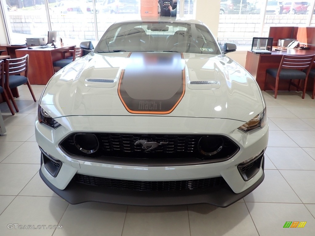 2021 Mustang Mach 1 - Fighter Jet Gray / Ebony photo #2
