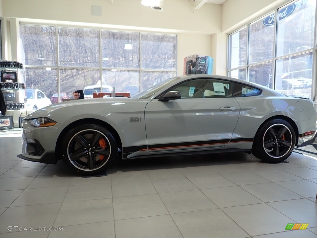 2021 Mustang Mach 1 - Fighter Jet Gray / Ebony photo #3