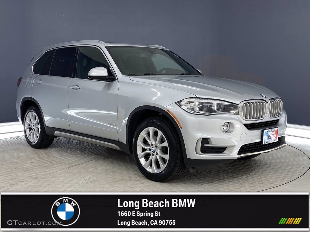 2018 X5 sDrive35i - Glacier Silver Metallic / Black photo #1