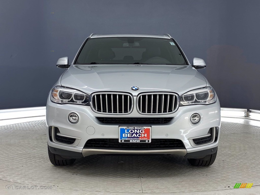 2018 X5 sDrive35i - Glacier Silver Metallic / Black photo #2
