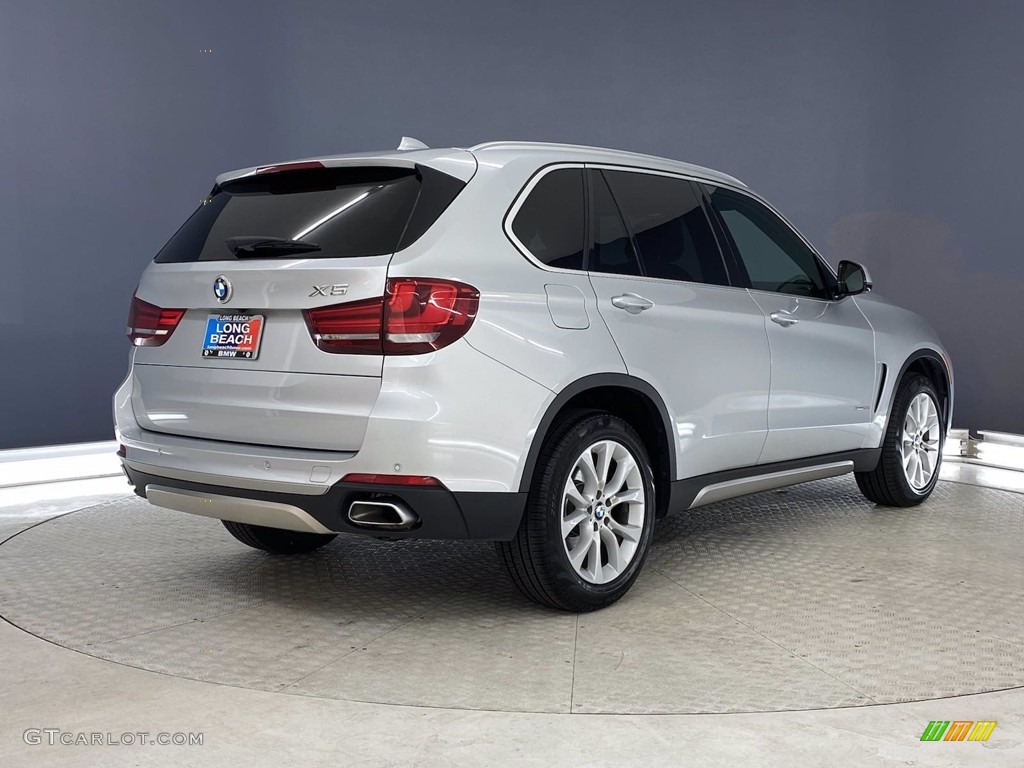 2018 X5 sDrive35i - Glacier Silver Metallic / Black photo #5