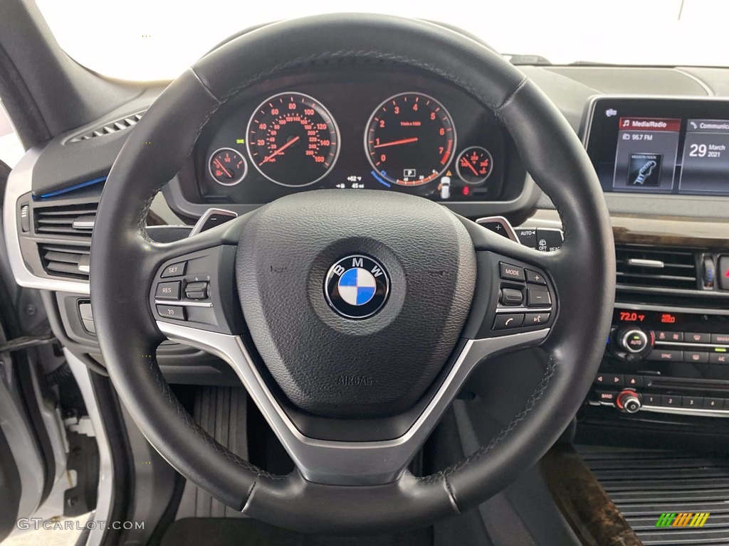2018 X5 sDrive35i - Glacier Silver Metallic / Black photo #18